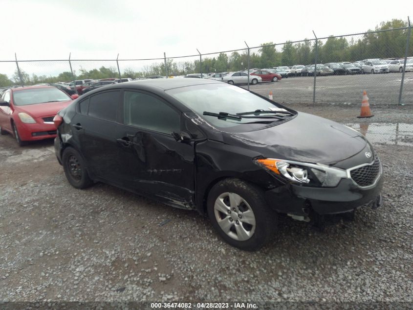 2016 KIA FORTE LX - KNAFK4A62G5609972