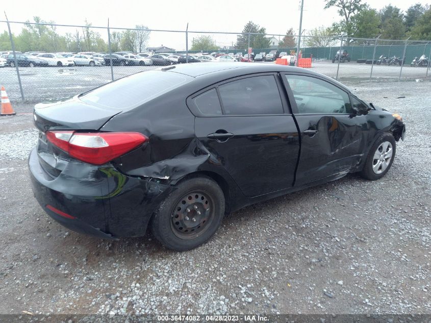 2016 KIA FORTE LX - KNAFK4A62G5609972