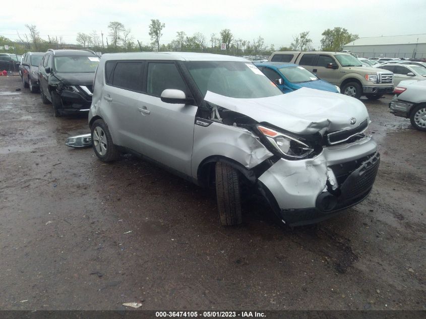 2016 KIA SOUL BASE - KNDJN2A22G7827534
