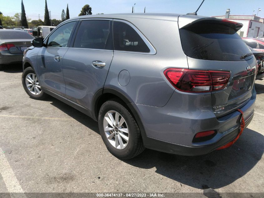 2019 KIA SORENTO L - 5XYPG4A33KG610854