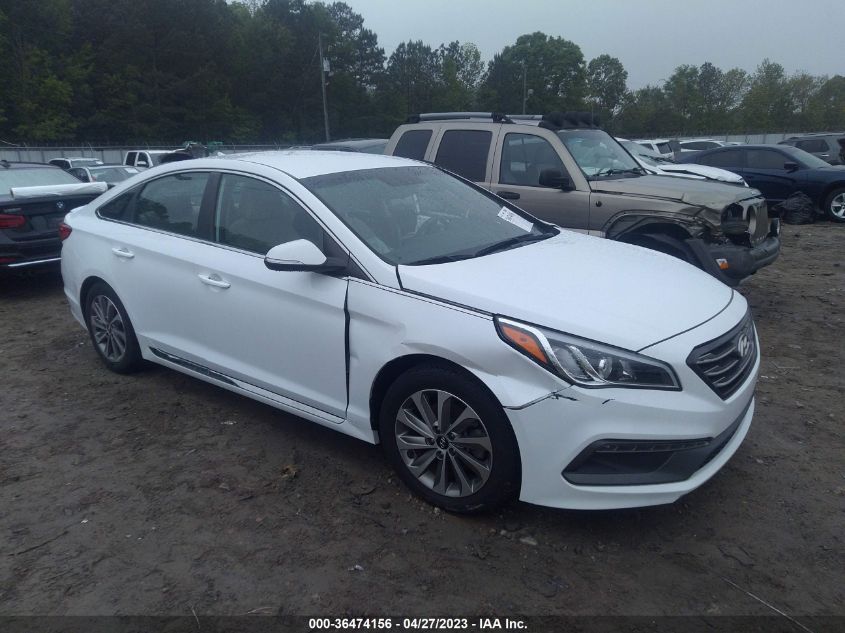 2016 HYUNDAI SONATA 2.4L SPORT - 5NPE34AF3GH357211