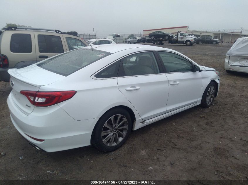 2016 HYUNDAI SONATA 2.4L SPORT - 5NPE34AF3GH357211