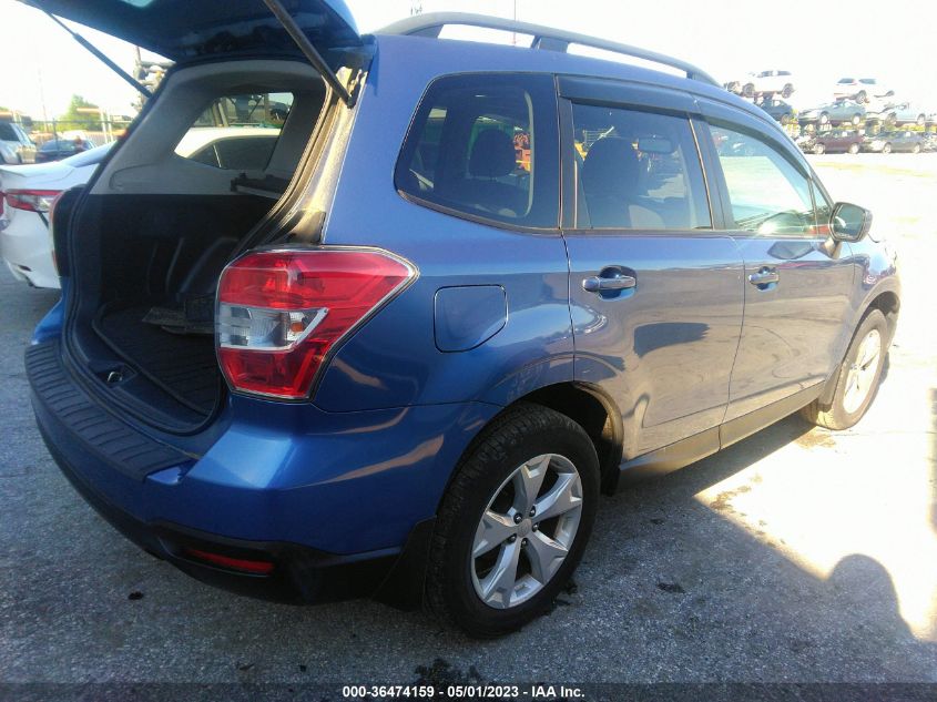 2016 SUBARU FORESTER 2.5I PREMIUM - JF2SJAFCXGH553183