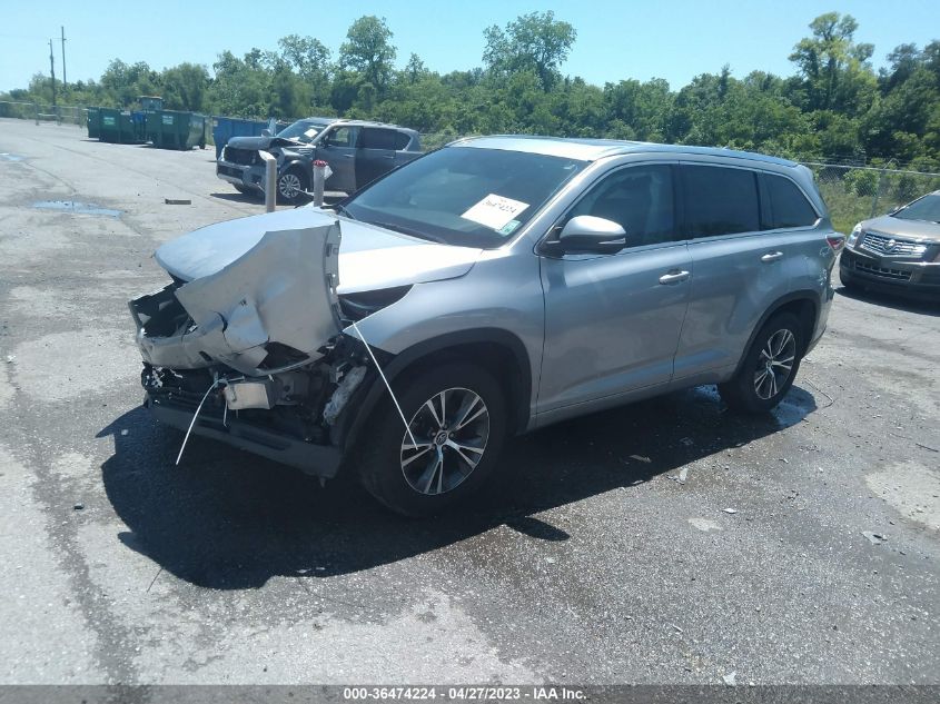 2016 TOYOTA HIGHLANDER XLE - 5TDKKRFH0GS156342