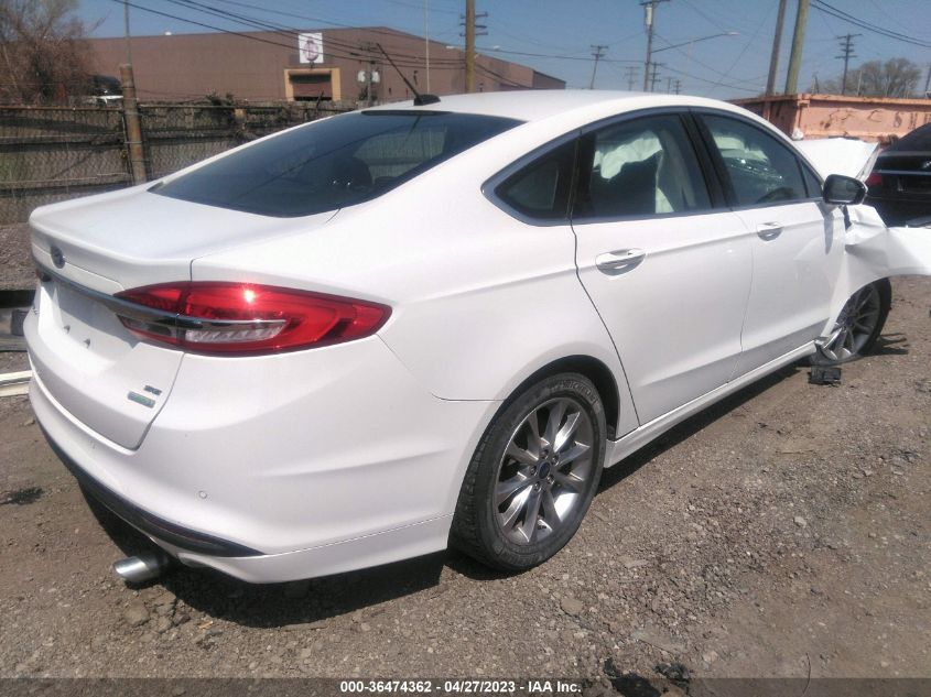 2017 FORD FUSION SE - 3FA6P0HD0HR405810