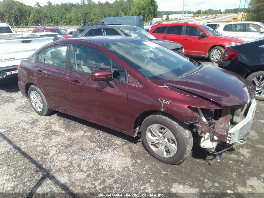 2014 HONDA CIVIC SEDAN LX - 2HGFB2F56EH509243