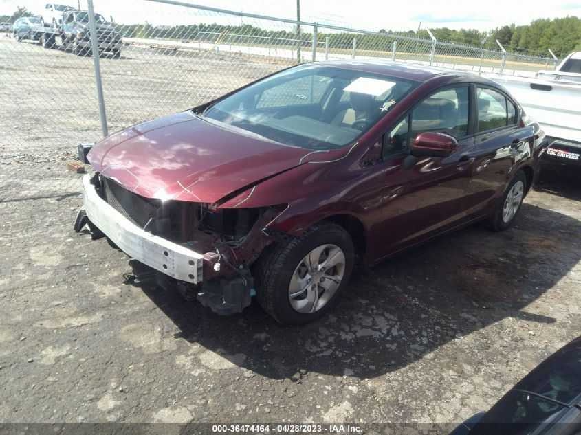 2014 HONDA CIVIC SEDAN LX - 2HGFB2F56EH509243
