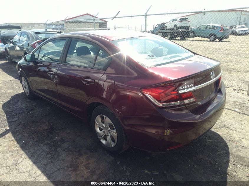 2014 HONDA CIVIC SEDAN LX - 2HGFB2F56EH509243