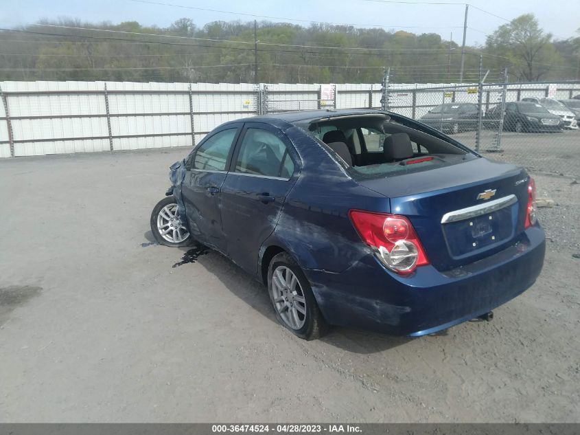 2013 CHEVROLET SONIC LT - 1G1JC5SHXD4139877