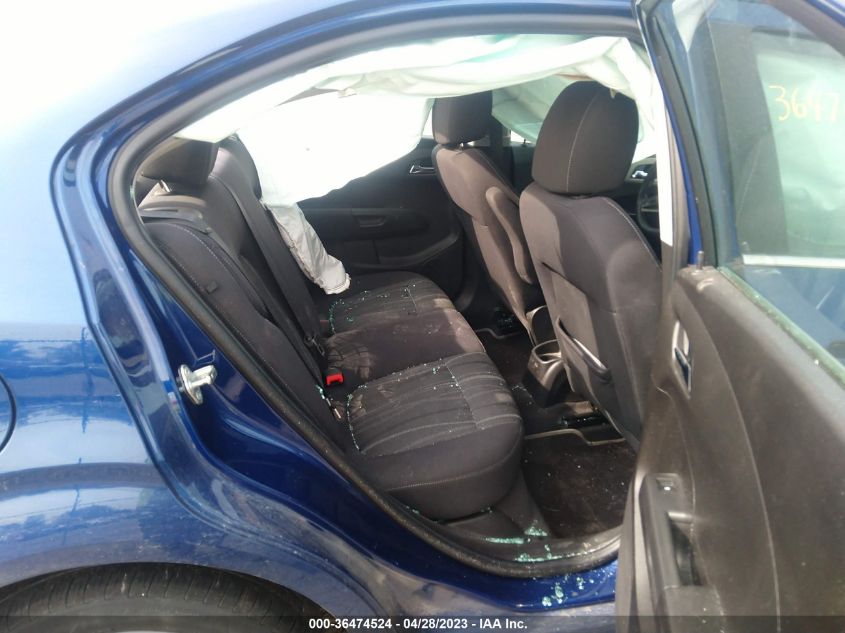 2013 CHEVROLET SONIC LT - 1G1JC5SHXD4139877