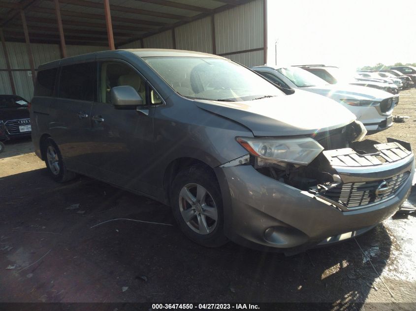 2013 NISSAN QUEST SV - JN8AE2KPXD9067741