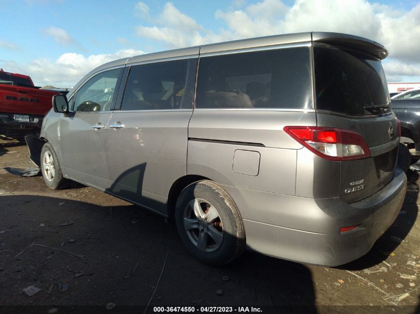 2013 NISSAN QUEST SV - JN8AE2KPXD9067741