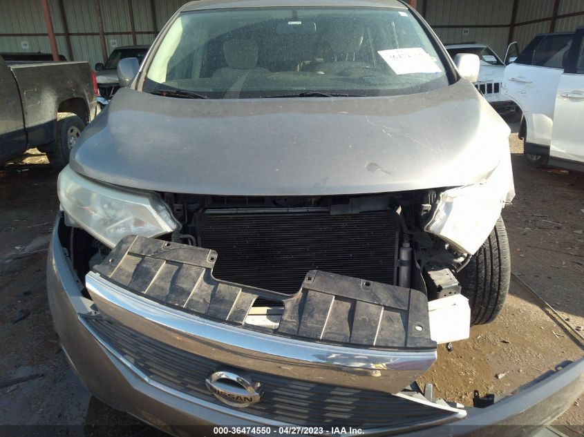 2013 NISSAN QUEST SV - JN8AE2KPXD9067741