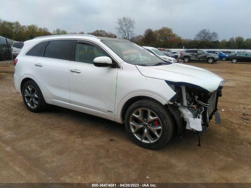 2019 KIA SORENTO SX V6 - 5XYPKDA51KG502099