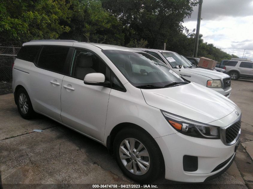 2016 KIA SEDONA LX - KNDMB5C10G6153806