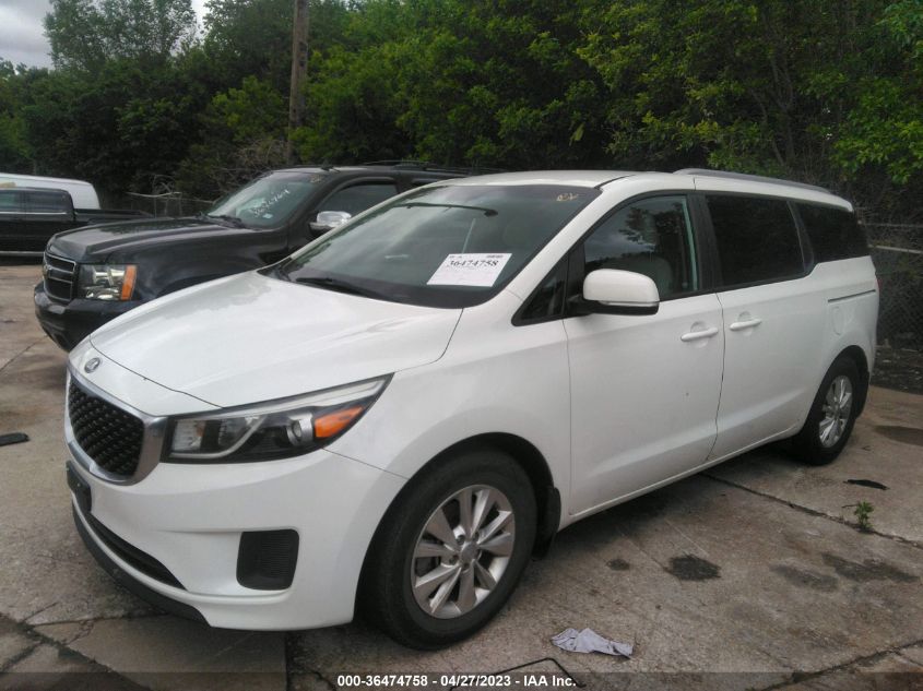 2016 KIA SEDONA LX - KNDMB5C10G6153806