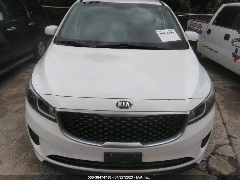 2016 KIA SEDONA LX - KNDMB5C10G6153806