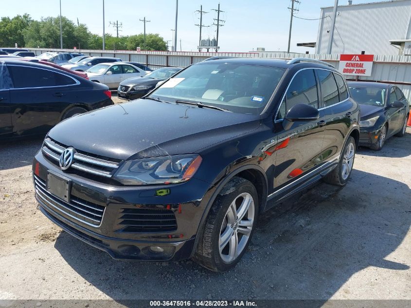 2014 VOLKSWAGEN TOUAREG R-LINE - WVGDP9BP1ED012536