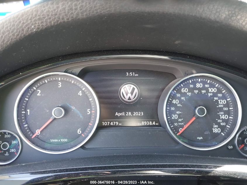2014 VOLKSWAGEN TOUAREG R-LINE - WVGDP9BP1ED012536
