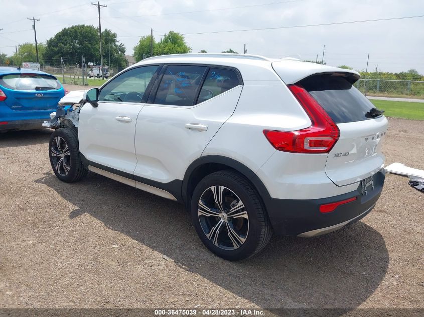 2022 VOLVO XC40 INSCRIPTION YV4162UL5N2783683