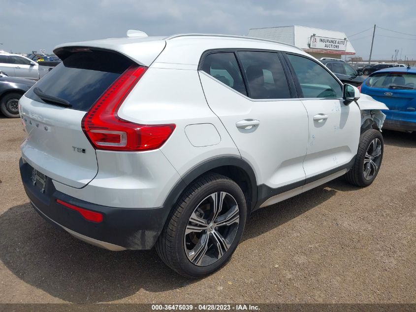 2022 VOLVO XC40 INSCRIPTION YV4162UL5N2783683