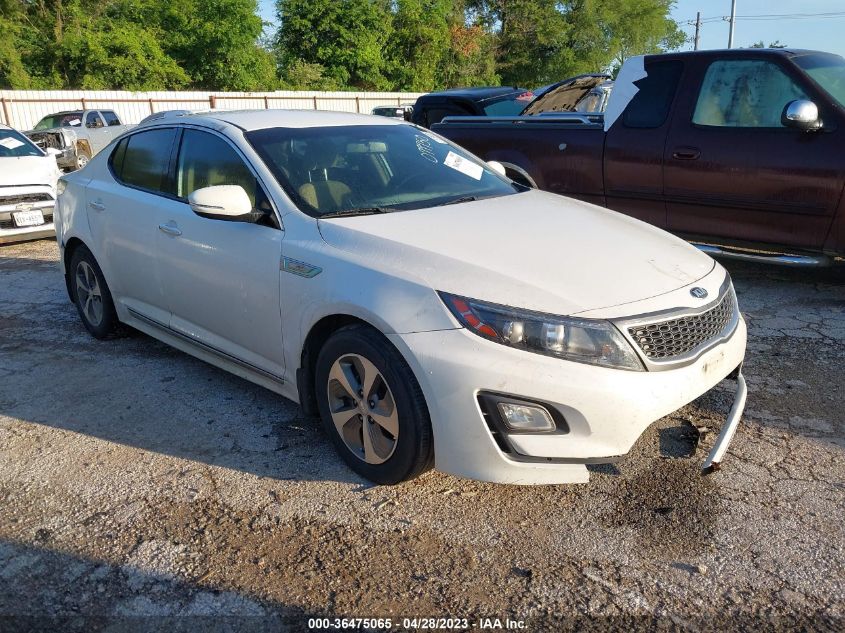 2015 KIA OPTIMA HYBRID - KNAGM4AD2F5077750