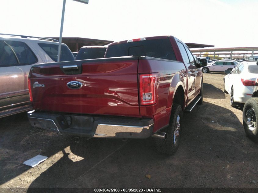 2016 FORD F-150 XLT/XL/LARIAT/PLATINUM - 1FTEW1EG0GKE25409