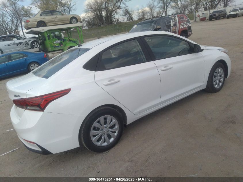 2022 HYUNDAI ACCENT SE - 3KPC24A68NE186421