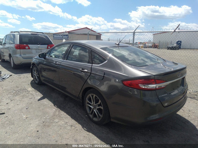 VIN 3FA6P0LU5HR357423 2017 FORD FUSION HYBRID SE