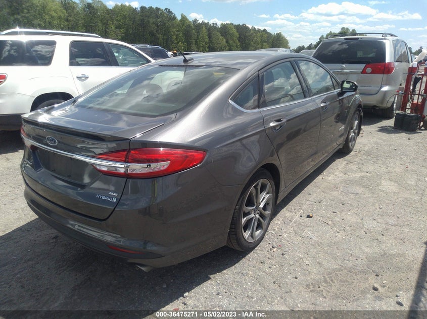 VIN 3FA6P0LU5HR357423 2017 FORD FUSION HYBRID SE