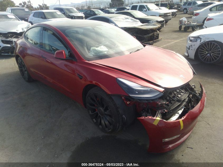 2022 TESLA MODEL 3 PERFORMANCE - 5YJ3E1EC3NF268962