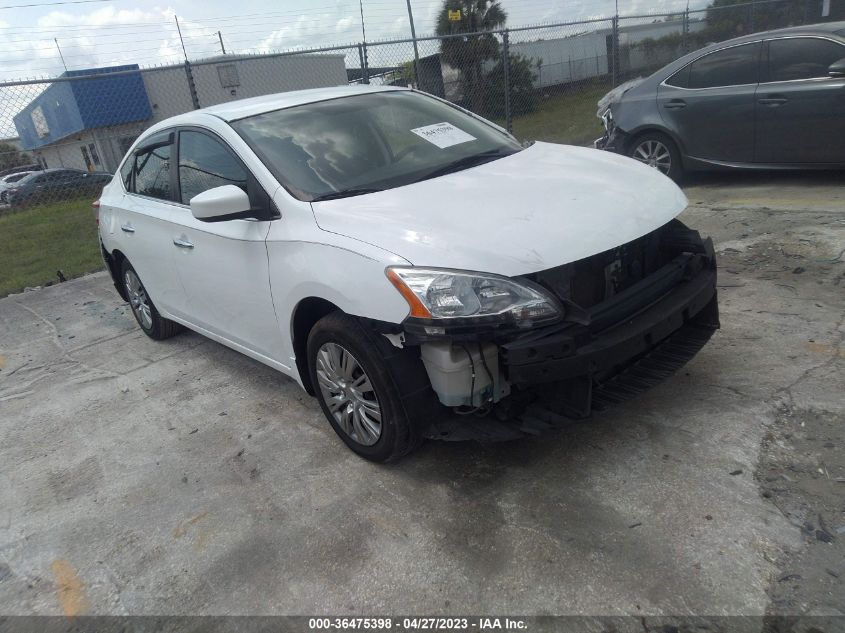 2015 NISSAN SENTRA S - 3N1AB7AP5FY263993