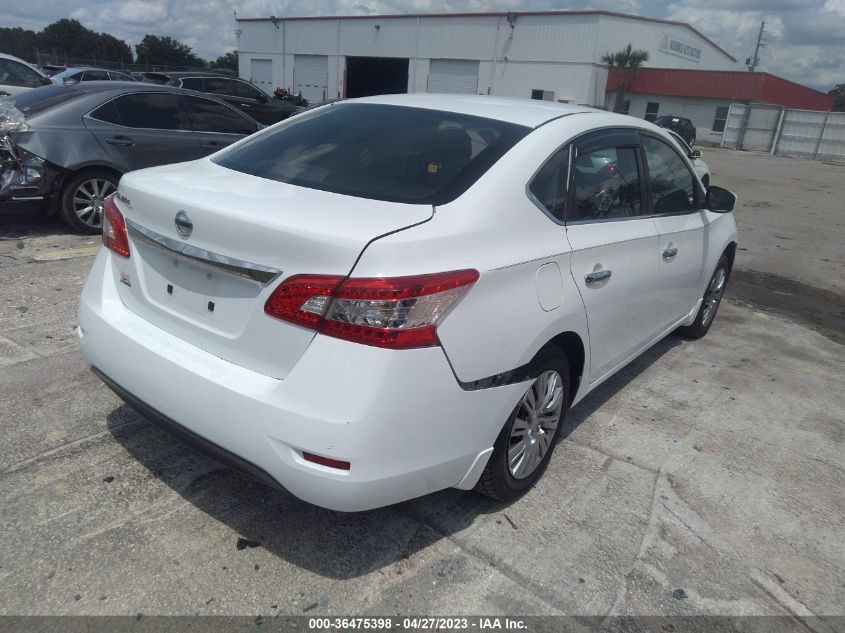 2015 NISSAN SENTRA S - 3N1AB7AP5FY263993