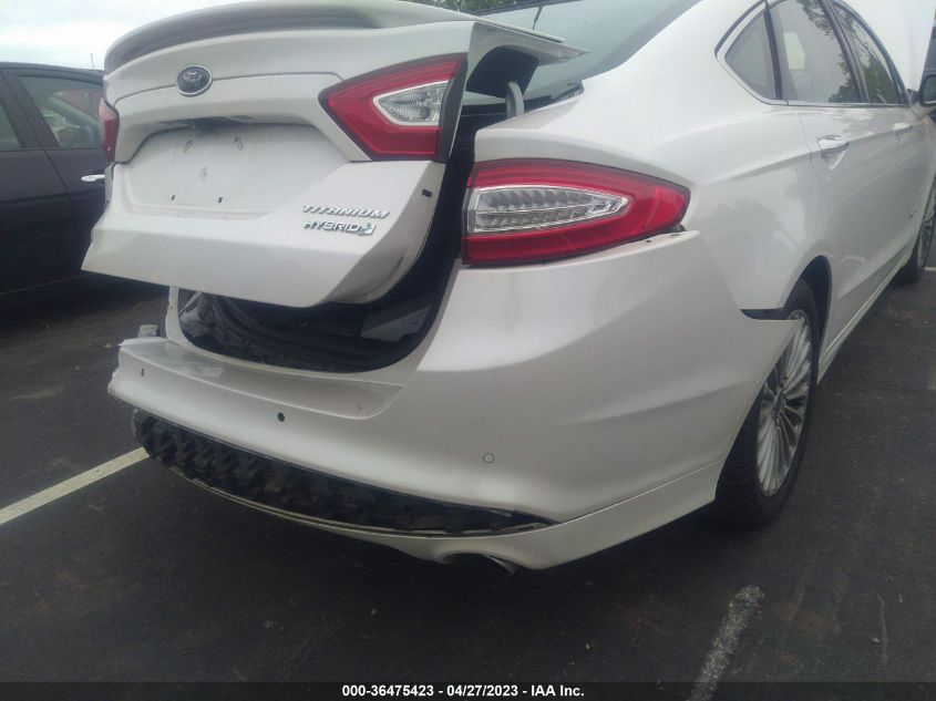 2014 FORD FUSION TITANIUM HYBRID - 3FA6P0RU3ER363207