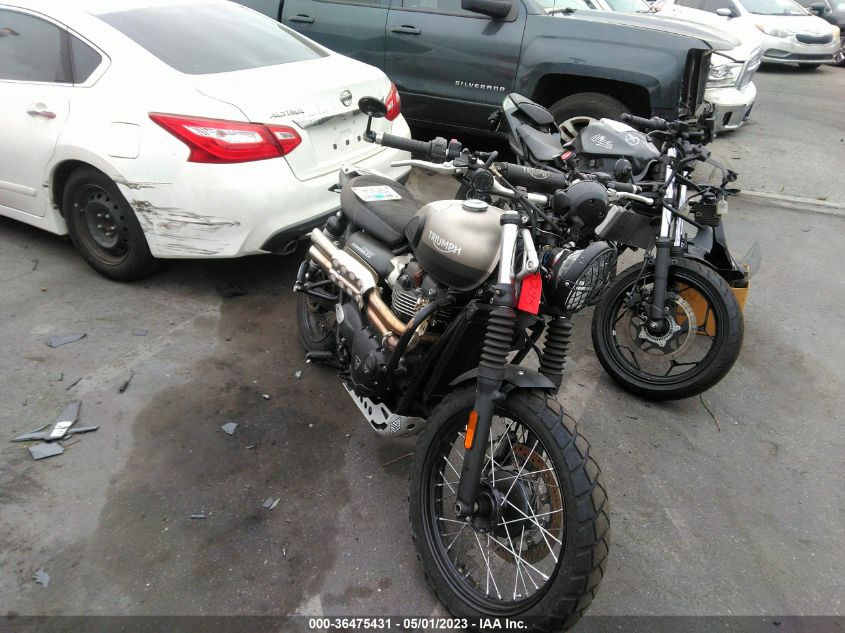 2022 TRIUMPH MOTORCYCLE STREET SCRAMBLER - SMTD44G73NTAG5172