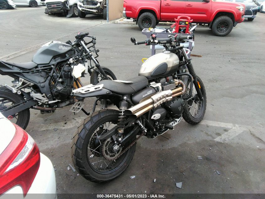 2022 TRIUMPH MOTORCYCLE STREET SCRAMBLER - SMTD44G73NTAG5172