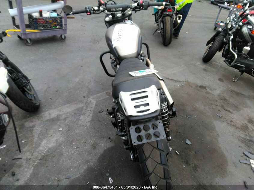 2022 TRIUMPH MOTORCYCLE STREET SCRAMBLER - SMTD44G73NTAG5172