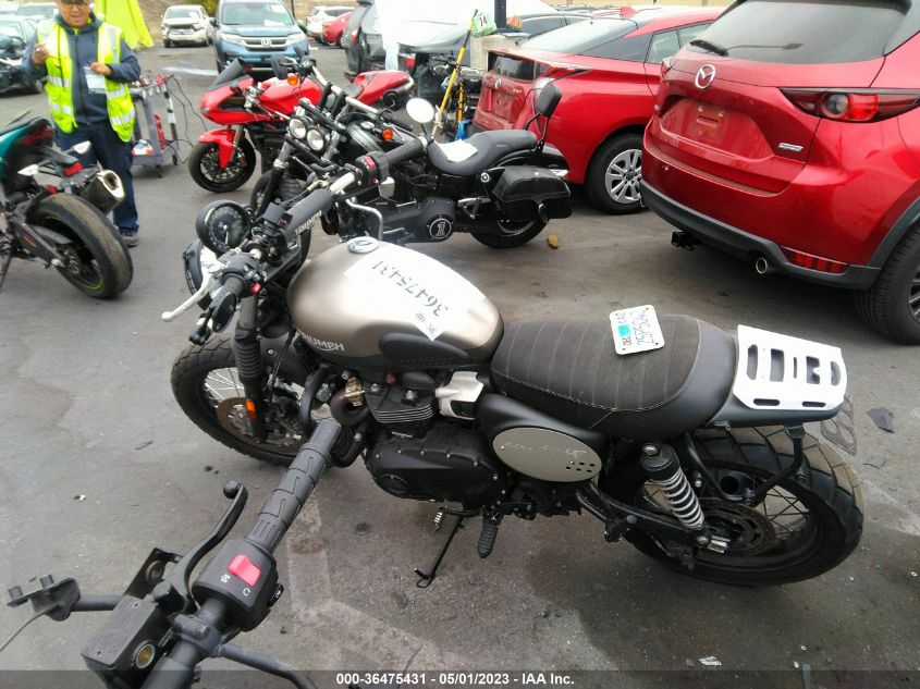 2022 TRIUMPH MOTORCYCLE STREET SCRAMBLER - SMTD44G73NTAG5172