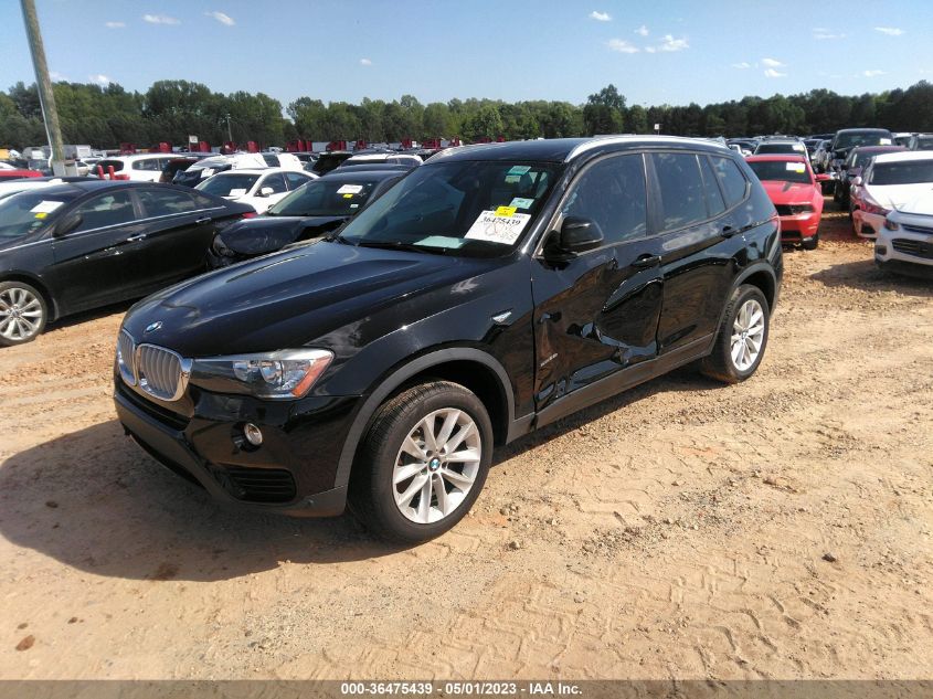 2017 BMW X3 SDRIVE28I - 5UXWZ7C51H0U46748