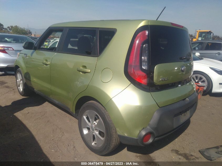 2014 KIA SOUL BASE - KNDJN2A23E7727696