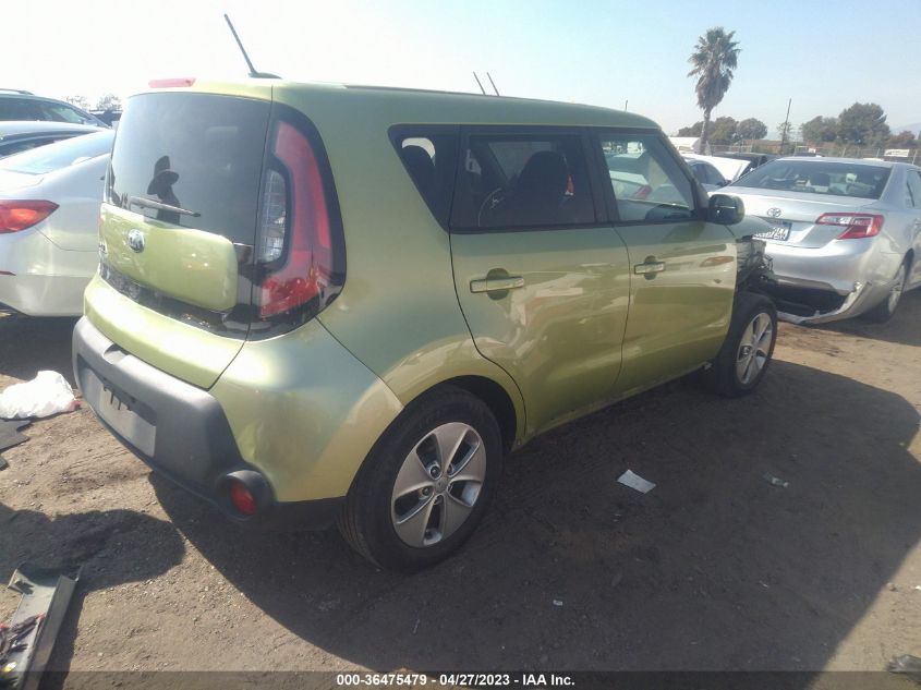 2014 KIA SOUL BASE - KNDJN2A23E7727696