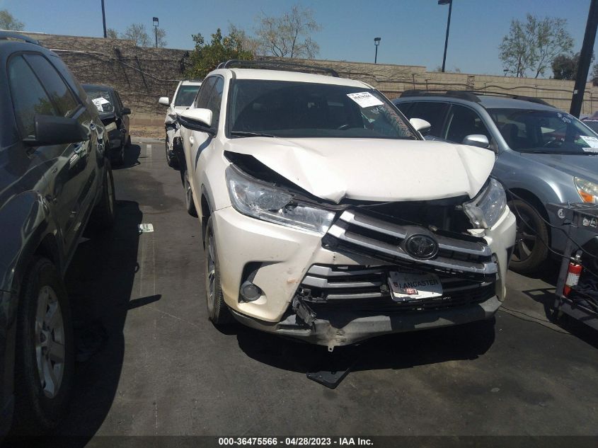 2019 TOYOTA HIGHLANDER LE - 5TDBZRFH6KS971696