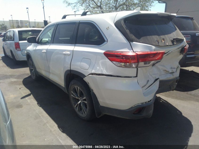 2019 TOYOTA HIGHLANDER LE - 5TDBZRFH6KS971696