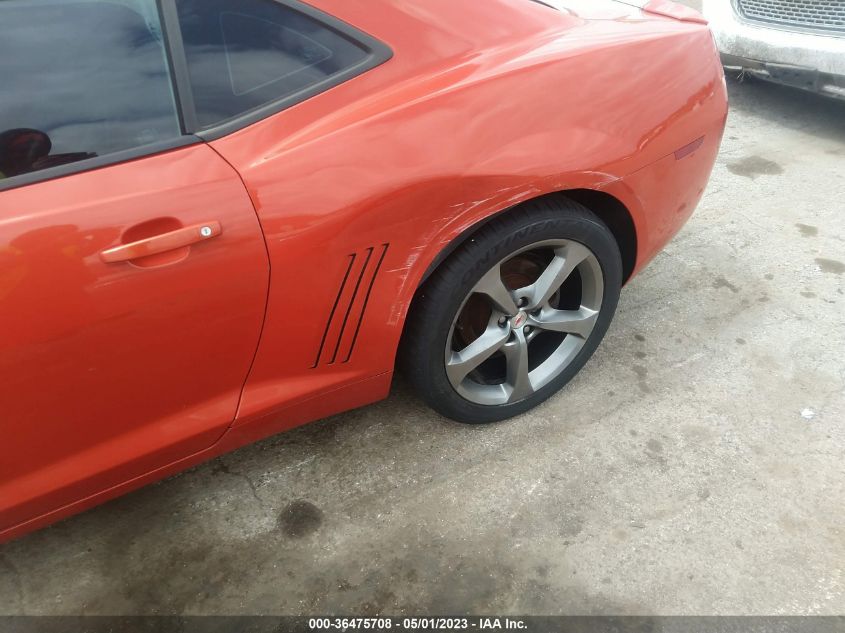 2013 CHEVROLET CAMARO LT - 2G1FC1E37D9160875