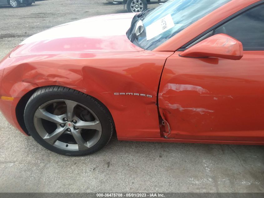 2013 CHEVROLET CAMARO LT - 2G1FC1E37D9160875