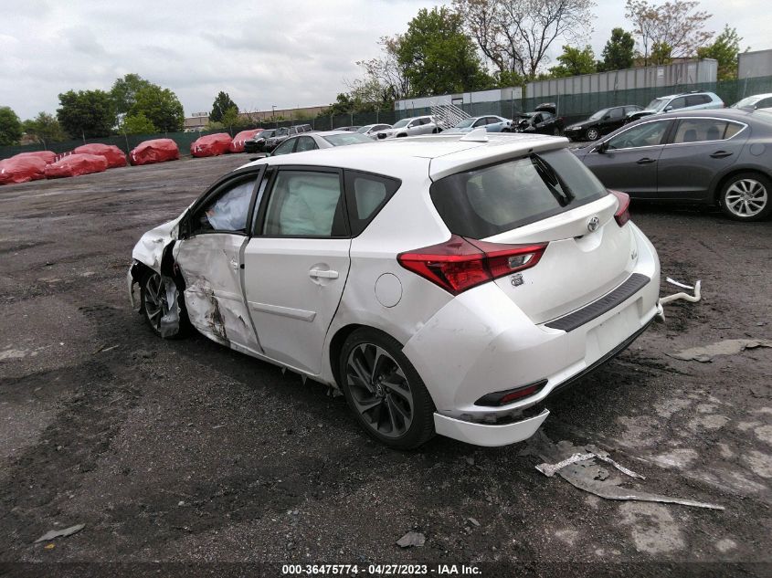 2017 TOYOTA COROLLA IM - JTNKARJEXHJ543412