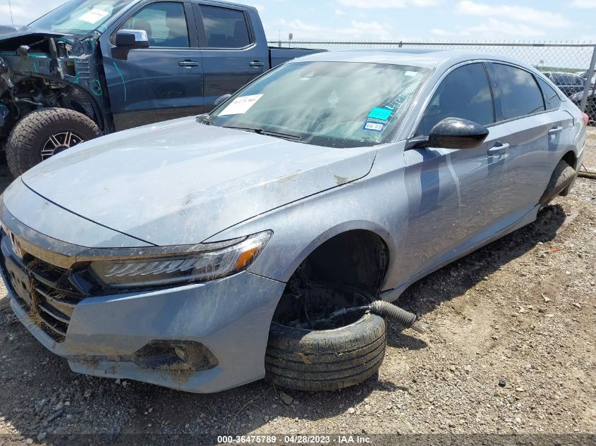 2021 HONDA ACCORD SEDAN SPORT - 1HGCV2F33MA012964