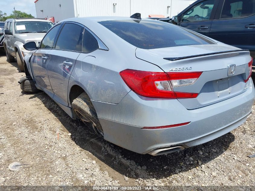 2021 HONDA ACCORD SEDAN SPORT - 1HGCV2F33MA012964