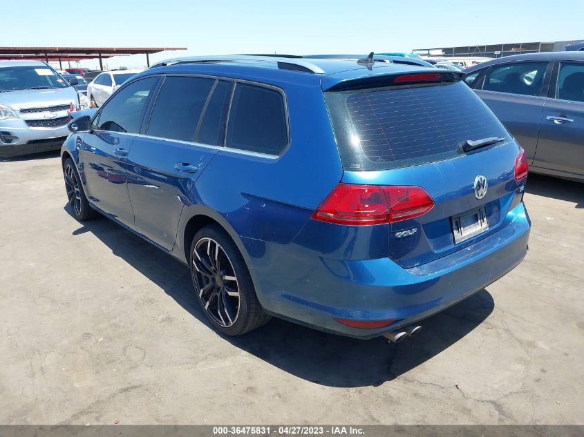 2015 VOLKSWAGEN GOLF SPORTWAGEN TDI SEL - 3VWCA7AU5FM500596