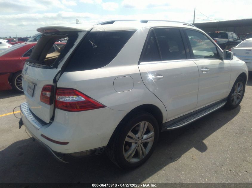 2013 MERCEDES-BENZ M-CLASS ML 350 - 4JGDA5JB5DA124630